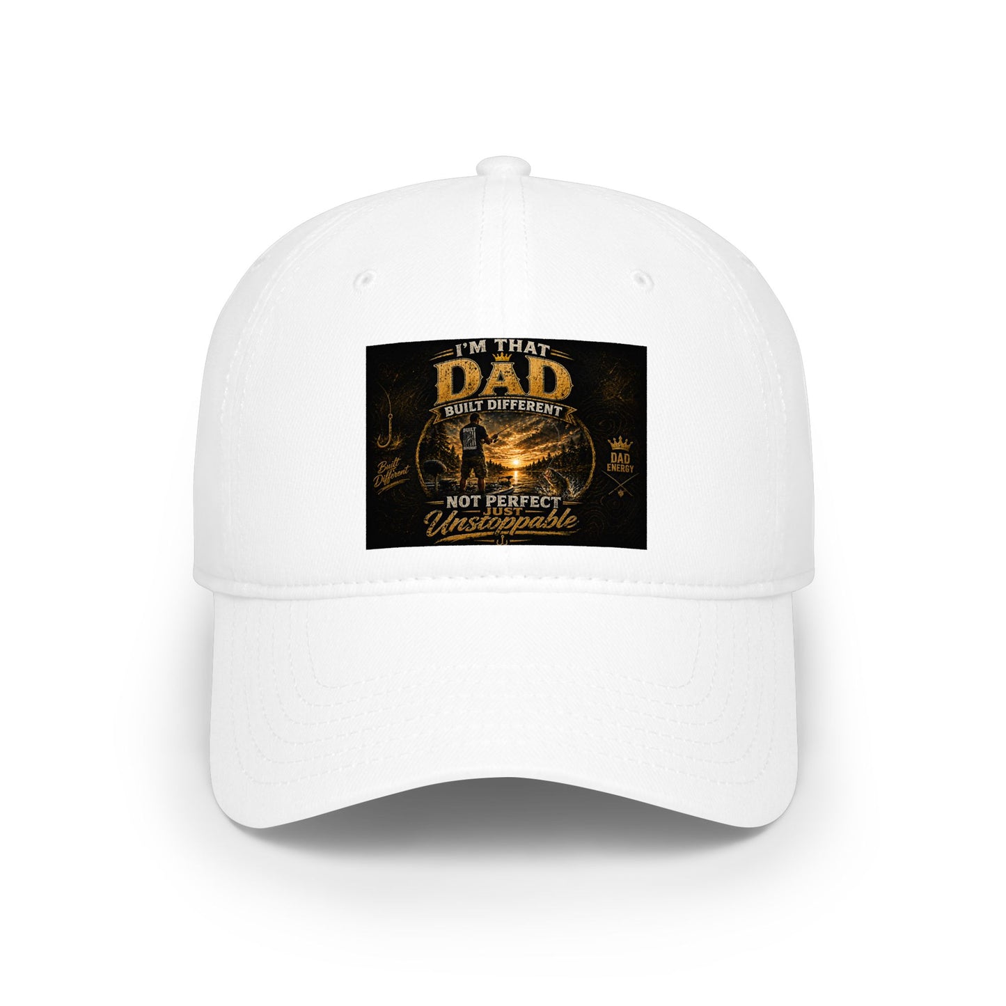 "I'm That Dad" Vintage fishing Design- Low Profile Baseball Cap