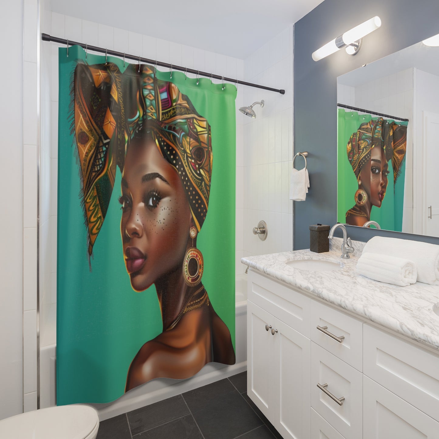 Queen 5-Shower Curtains