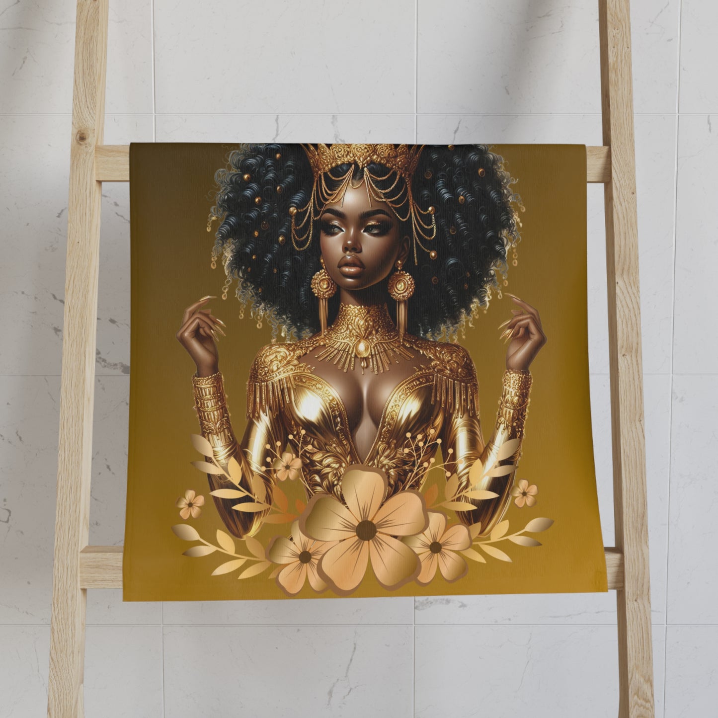 Golden Goddess-Hand Towel