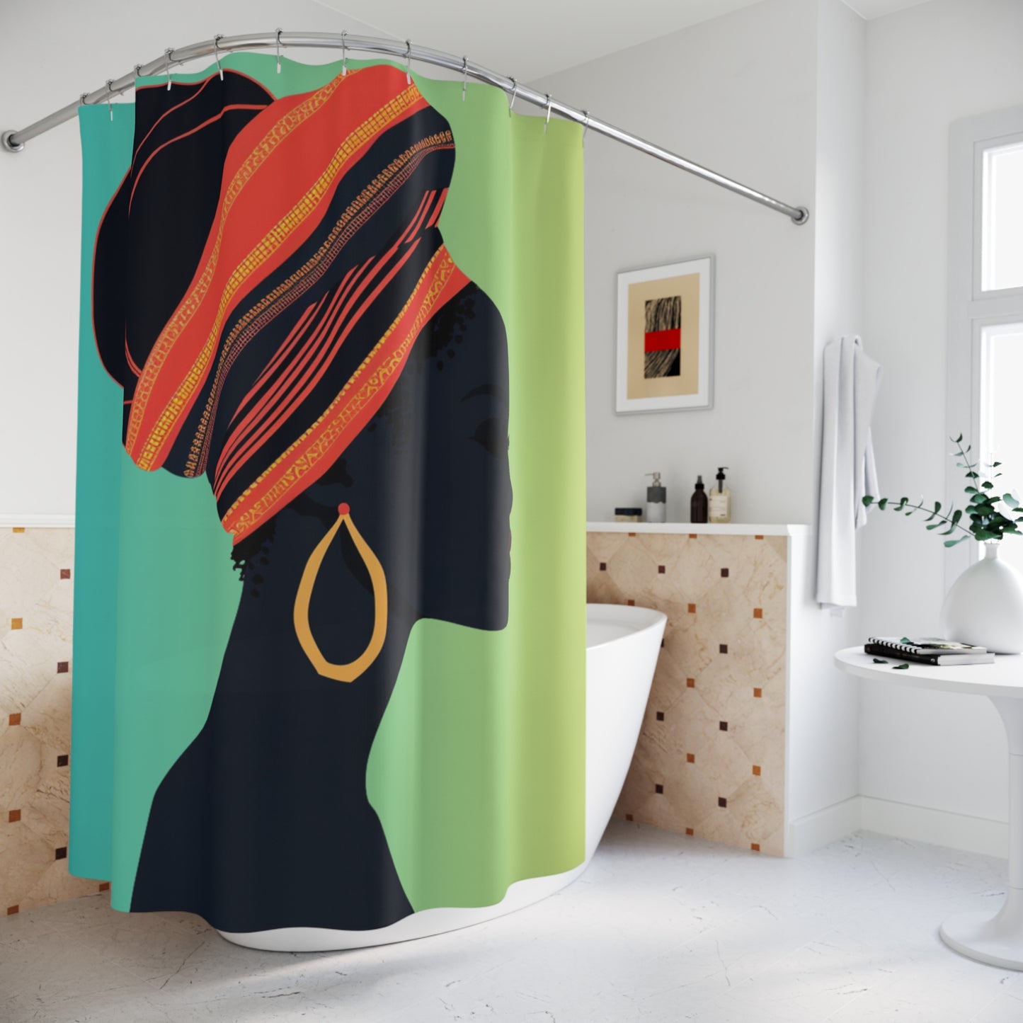 Queen 12-Shower Curtains