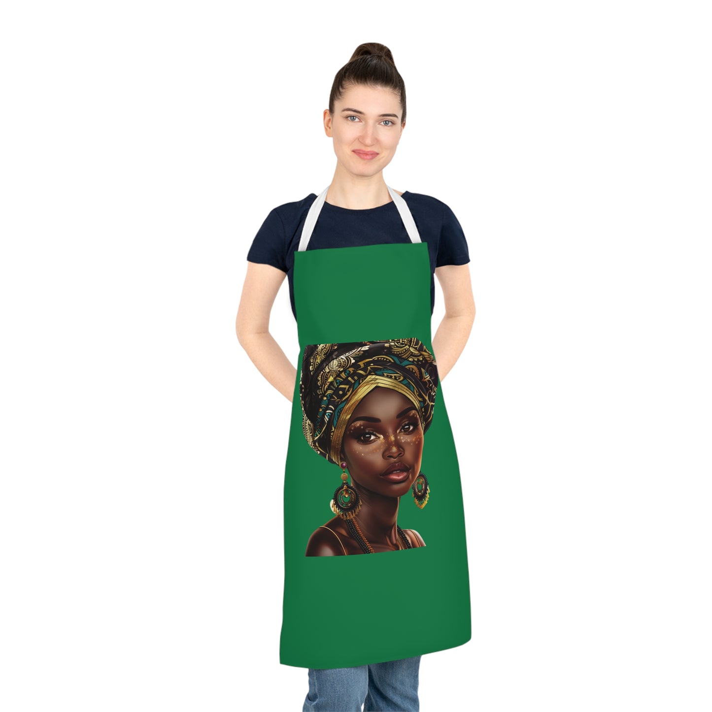 Queen 1-Adult Apron (AOP)