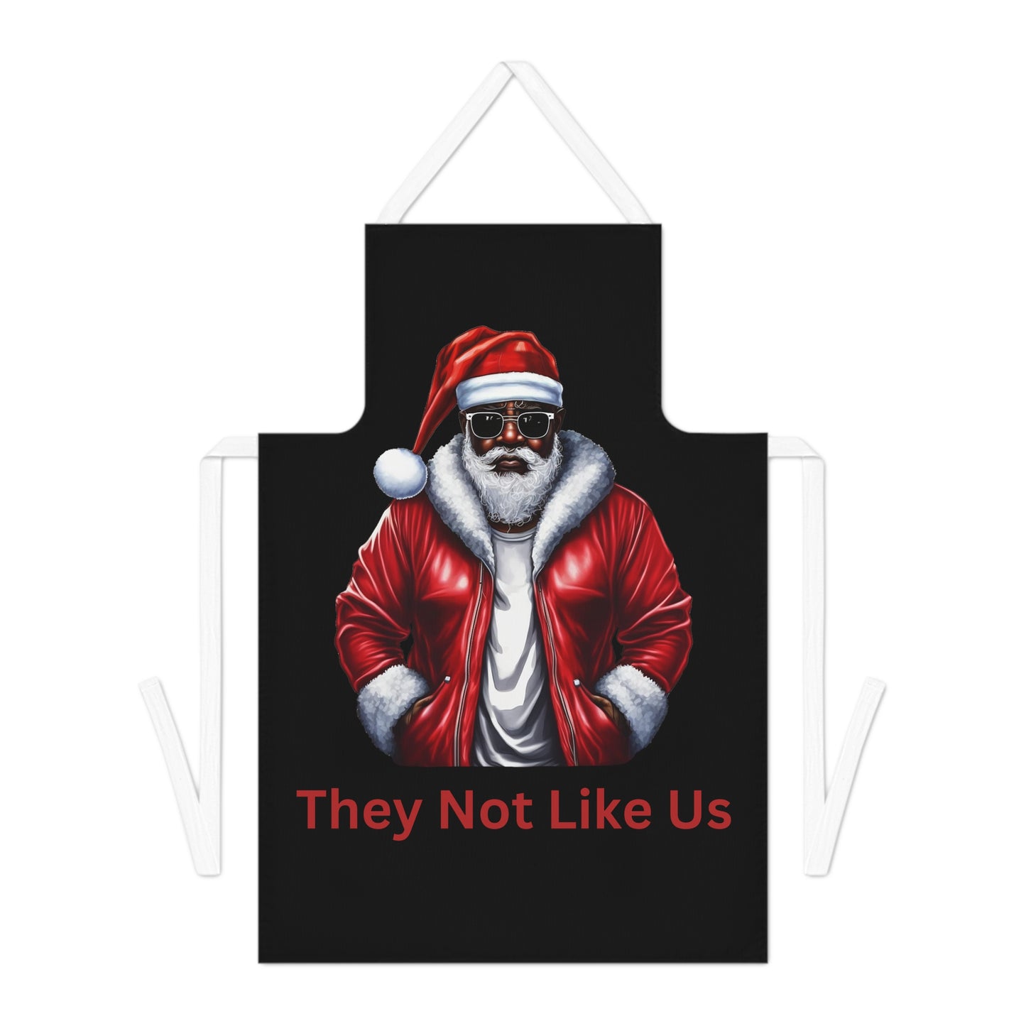 They Not Like Us-Adult Apron (AOP) (Black)