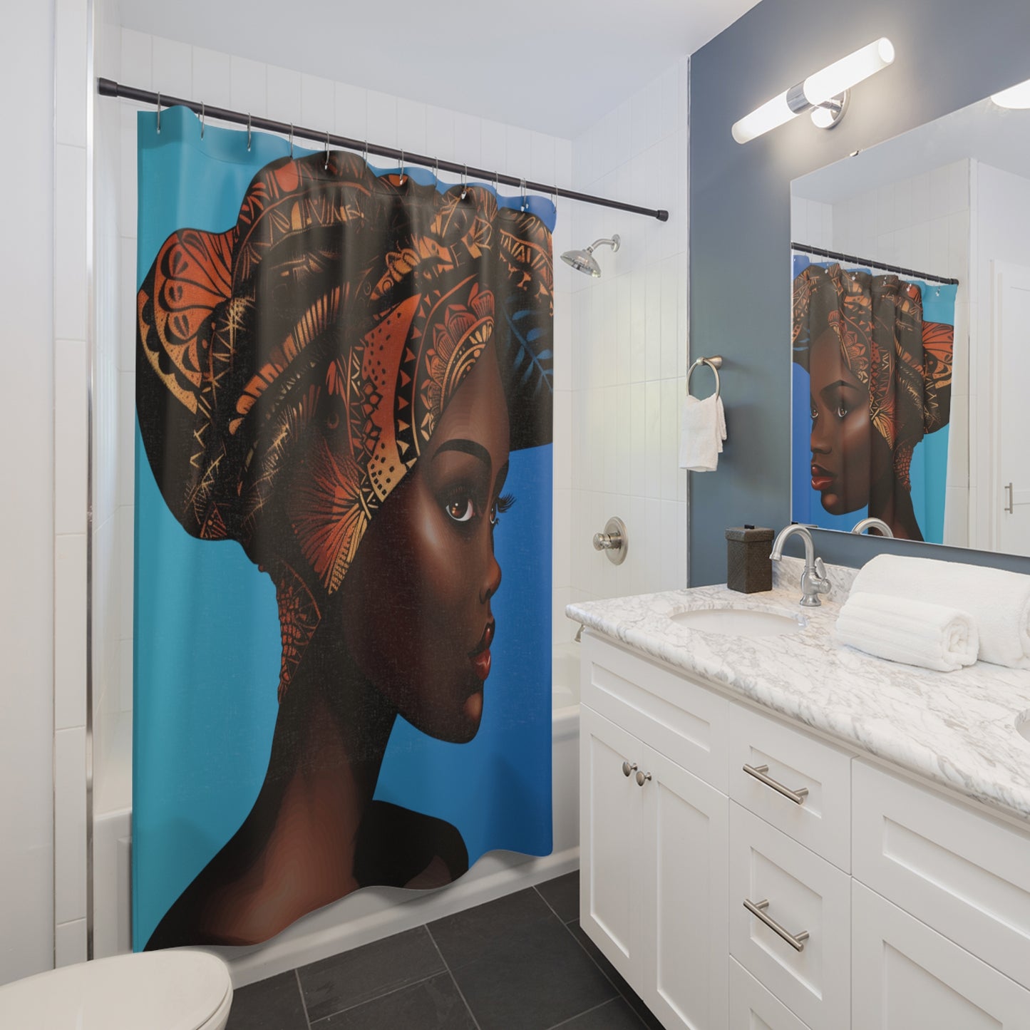 Queen 11-Shower Curtains