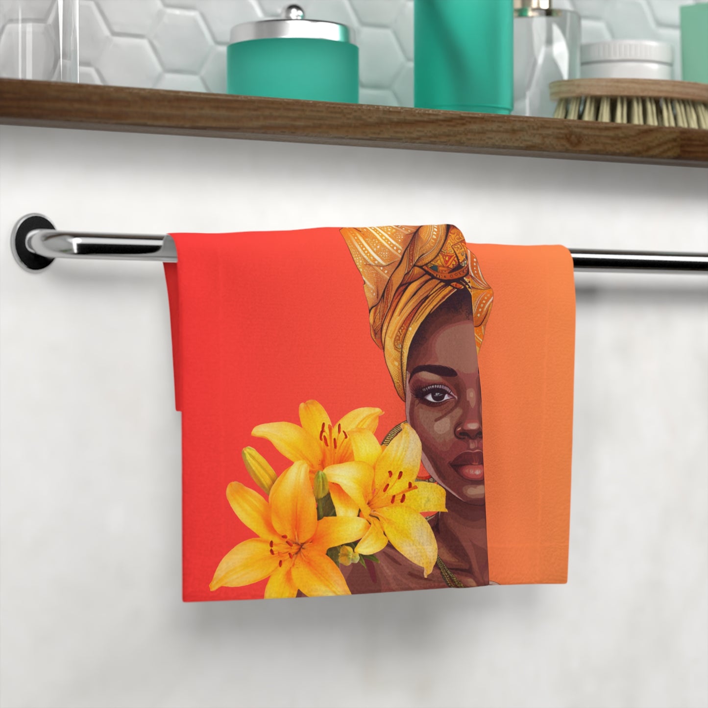 Lily-Face Towel