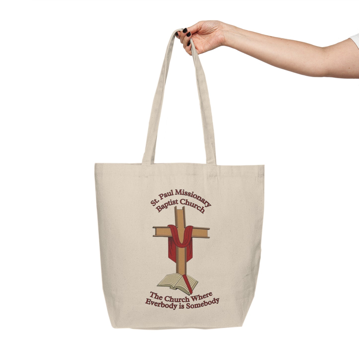 St. Paul Missionary Baptist Church Canvas Tote — Natural