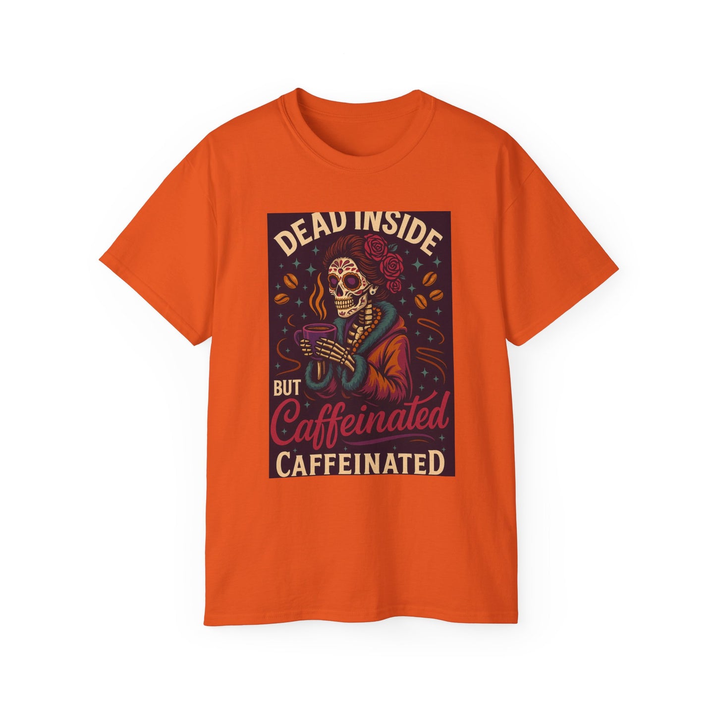 Dead Inside But Caffeinated Tee, Image 3