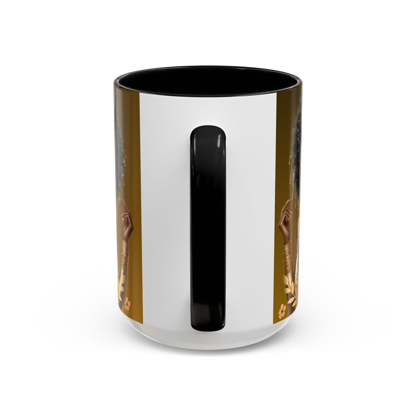 Golden Goddess Accent Coffee Mug - 11oz & 15oz