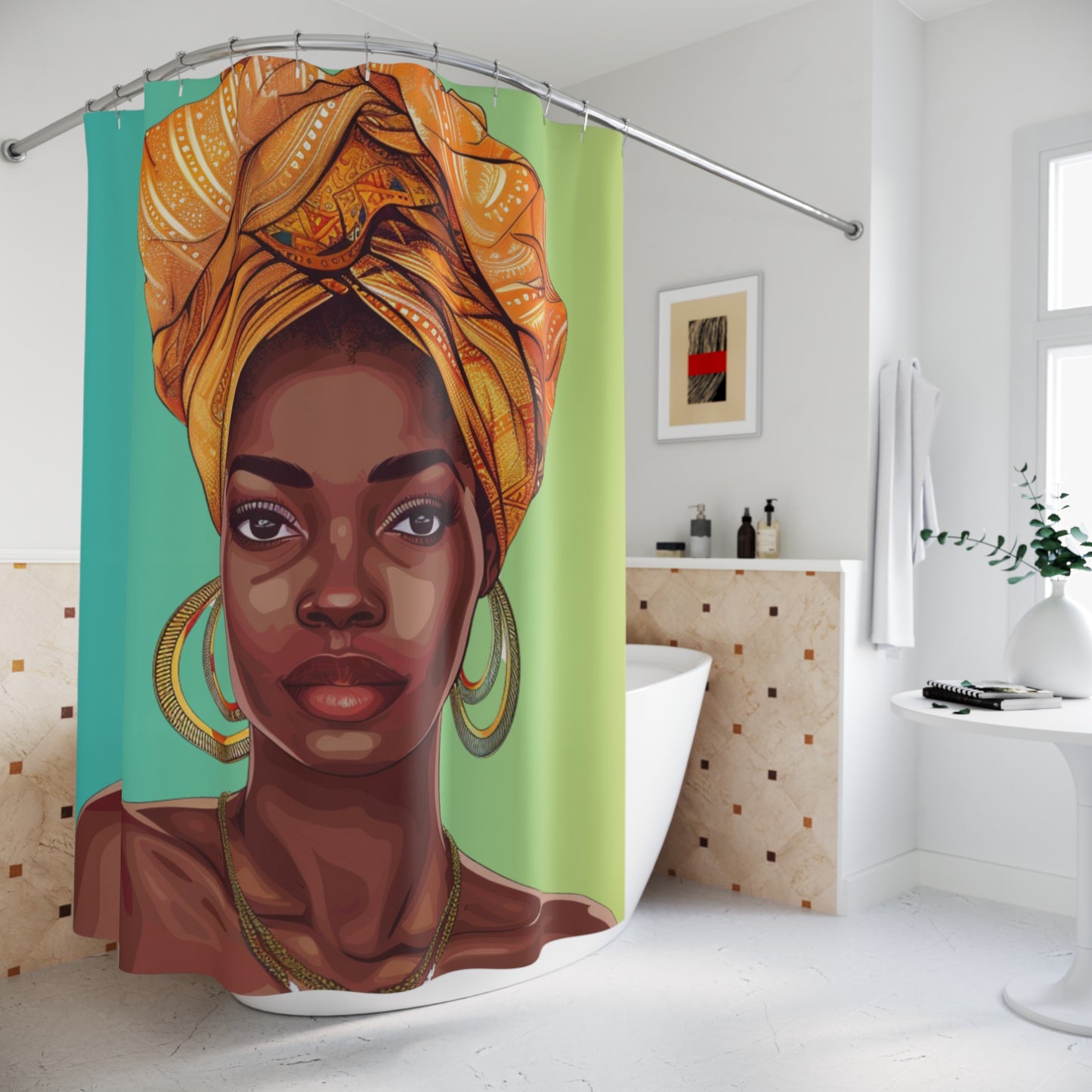 Queen 7-Shower Curtains