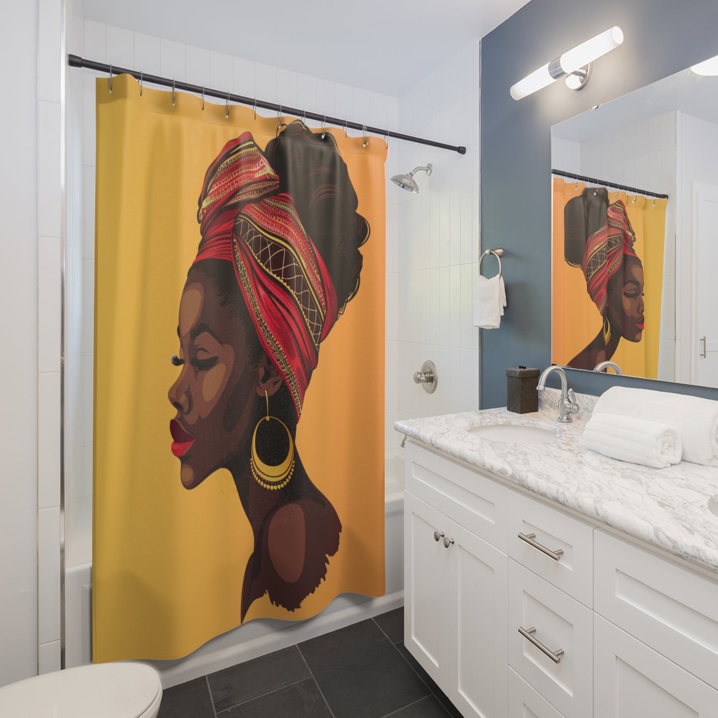 Queen 9-Shower Curtains