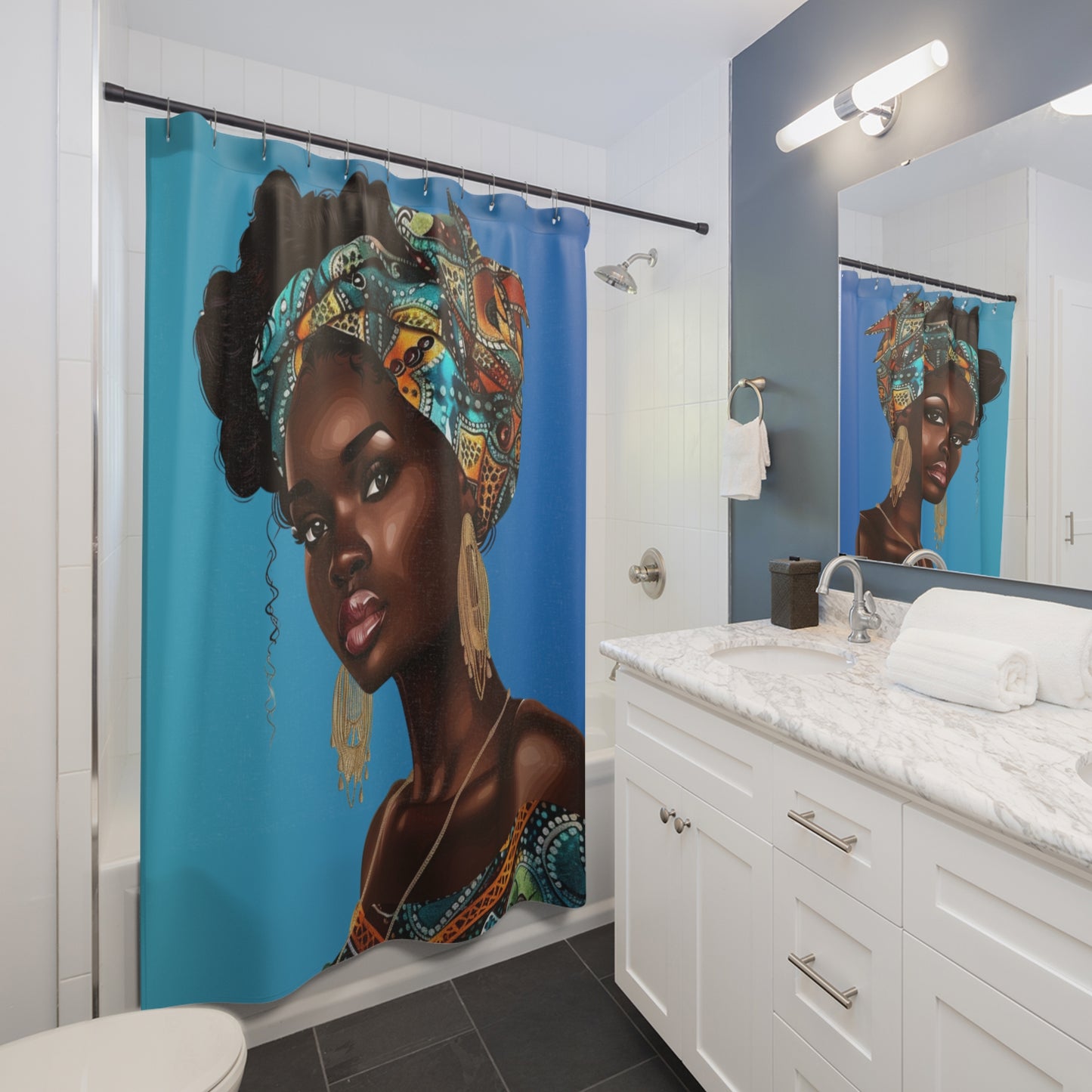 Queen 13-Shower Curtains