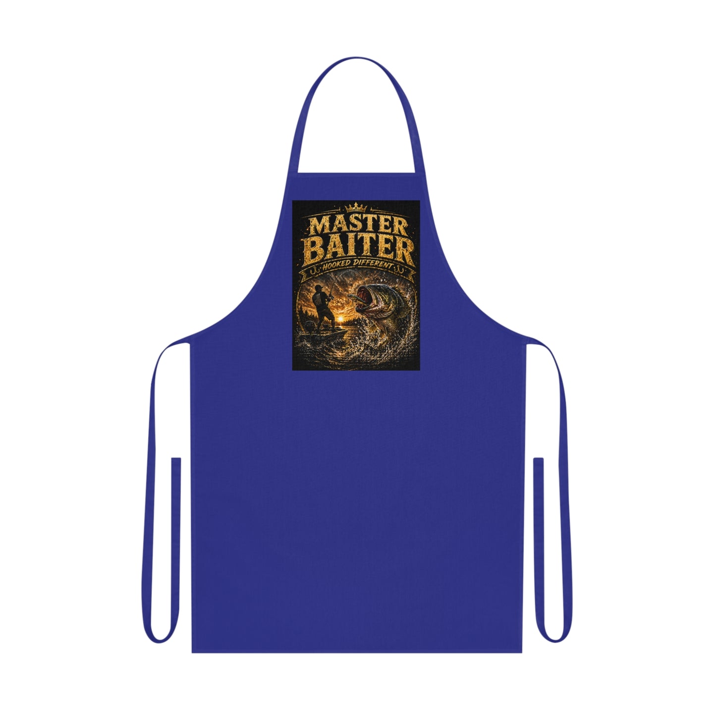 “Master Baiter” Funny Angler Cotton Fishing Apron