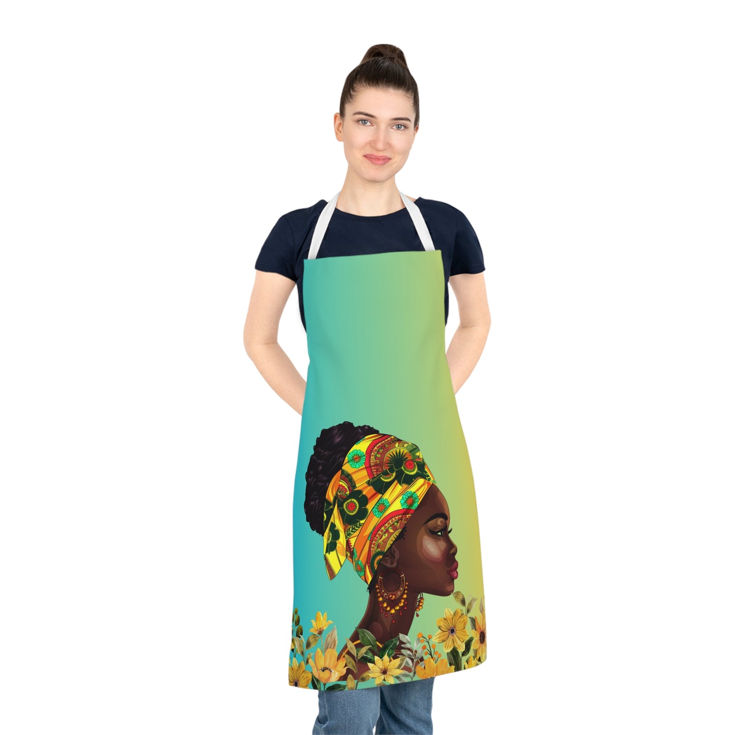 Queen Sunflower Apron - Stylish Cooking Gift for Food Lovers