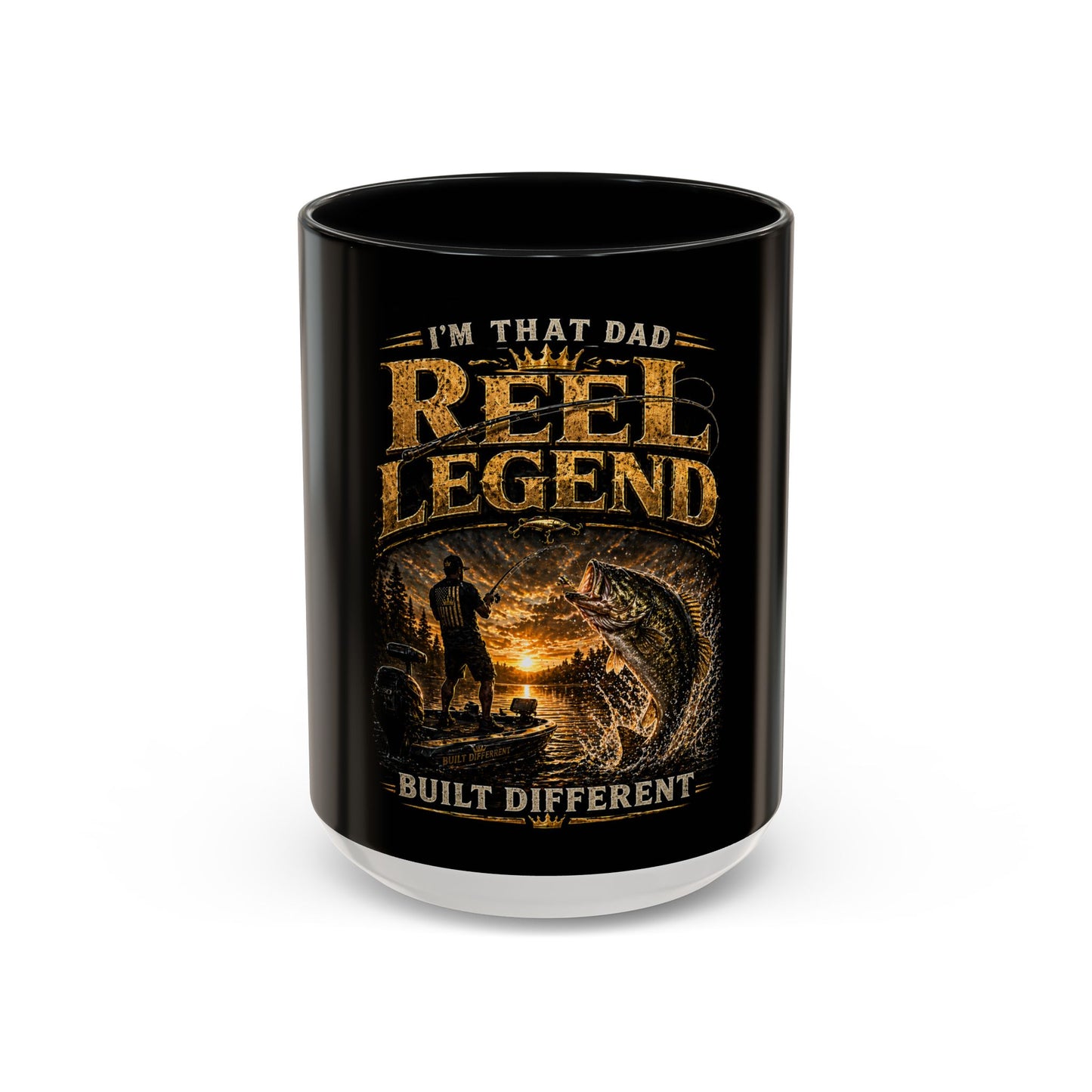 "I'm That Dad, Reel Legend" Fishing Dad Coffee Mug -11/15oz Accent Mug