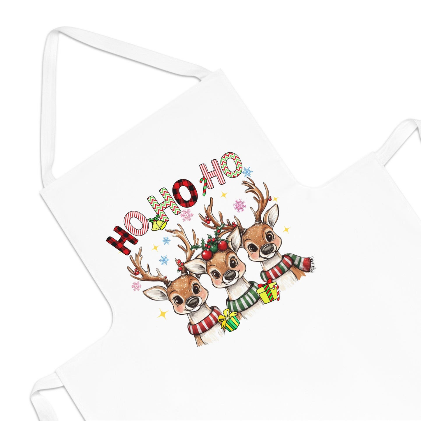 Ho Ho Ho Reindeer-White