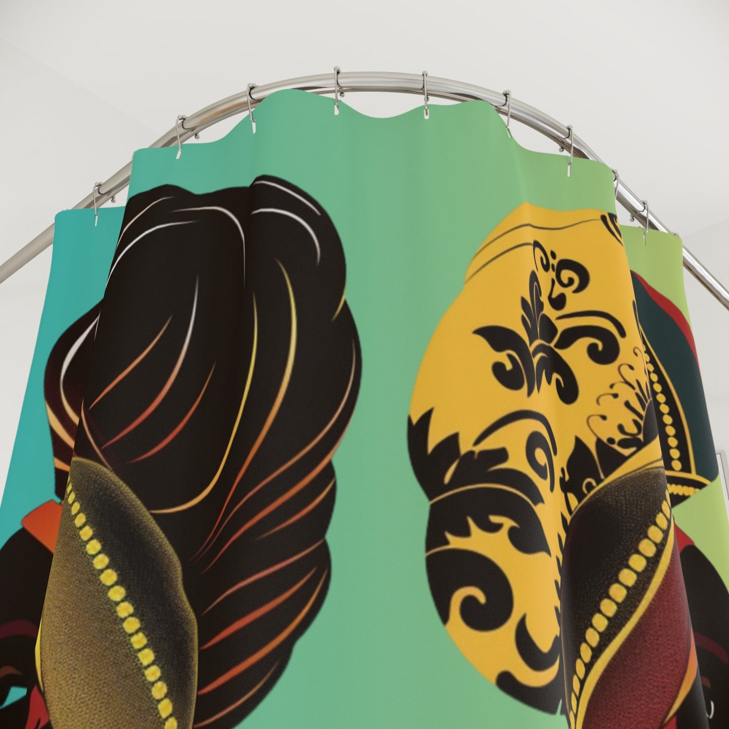 Queen 4-Shower Curtains