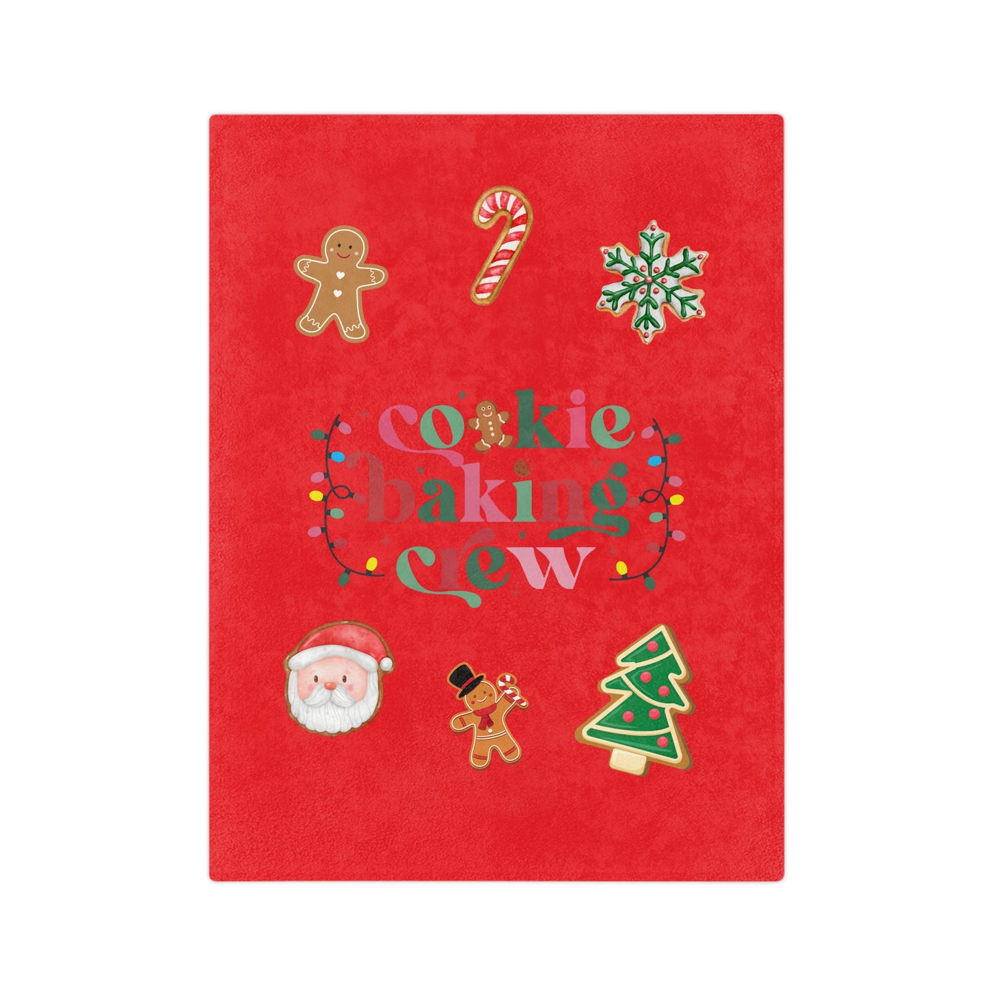 Baking Crew-2 Velveteen Microfiber Blanket (Red)
