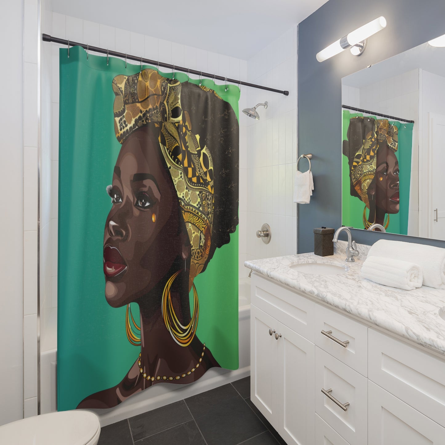 Queen 8-Shower Curtains
