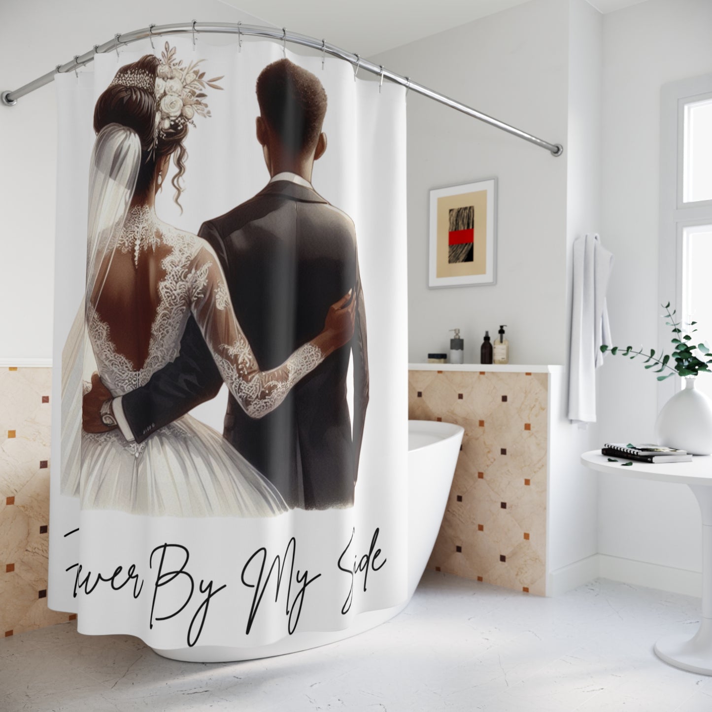 Forever By My Side-Shower Curtains