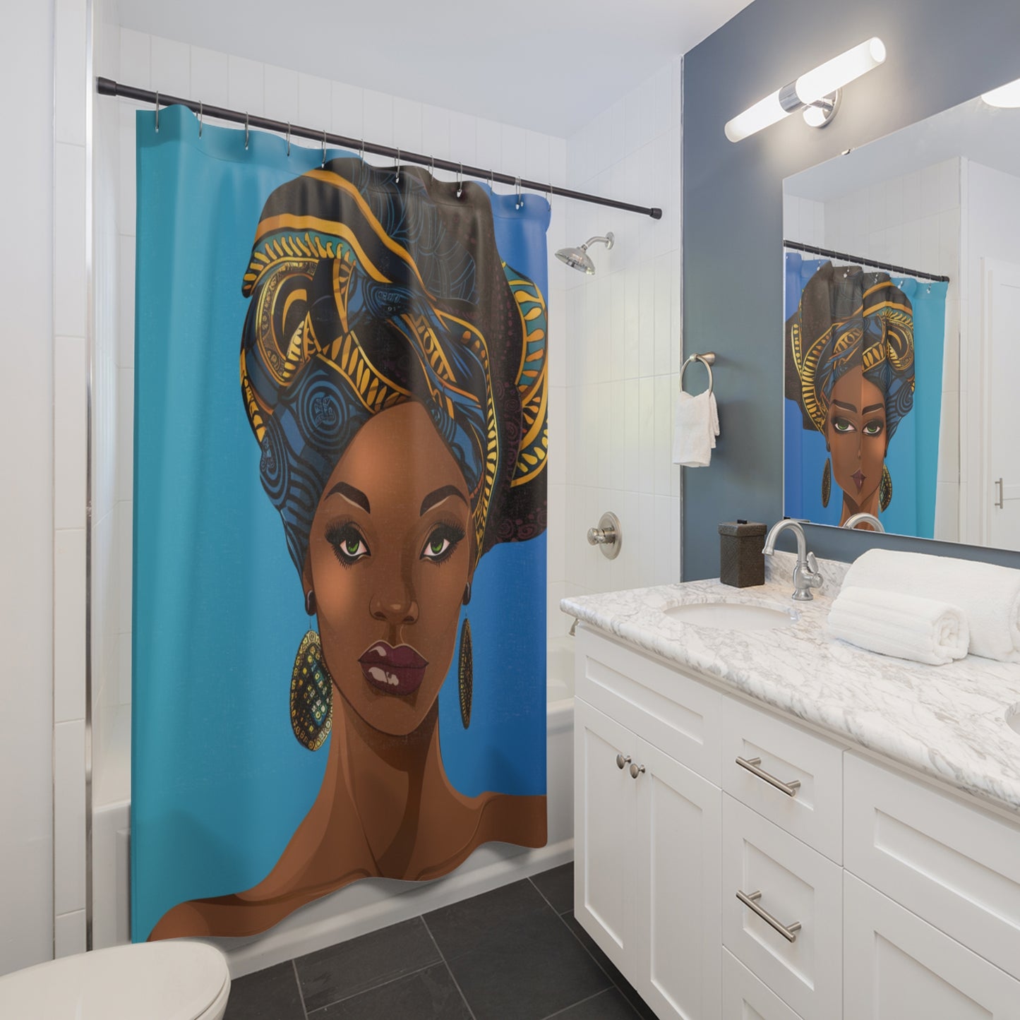 Queen 6-Shower Curtains