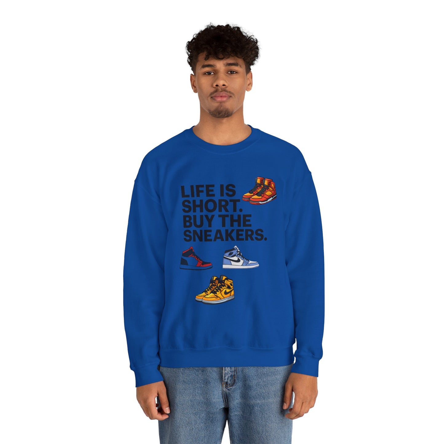Life is Short Sneaker Sweatshirt