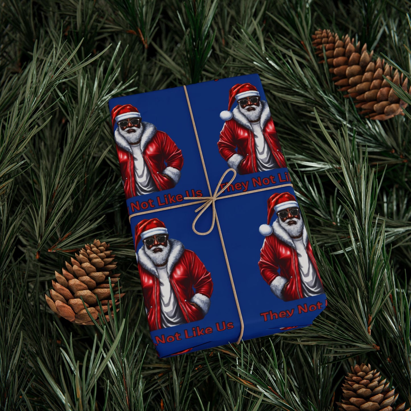 They Not Like Us (Blue) Wrapping Paper