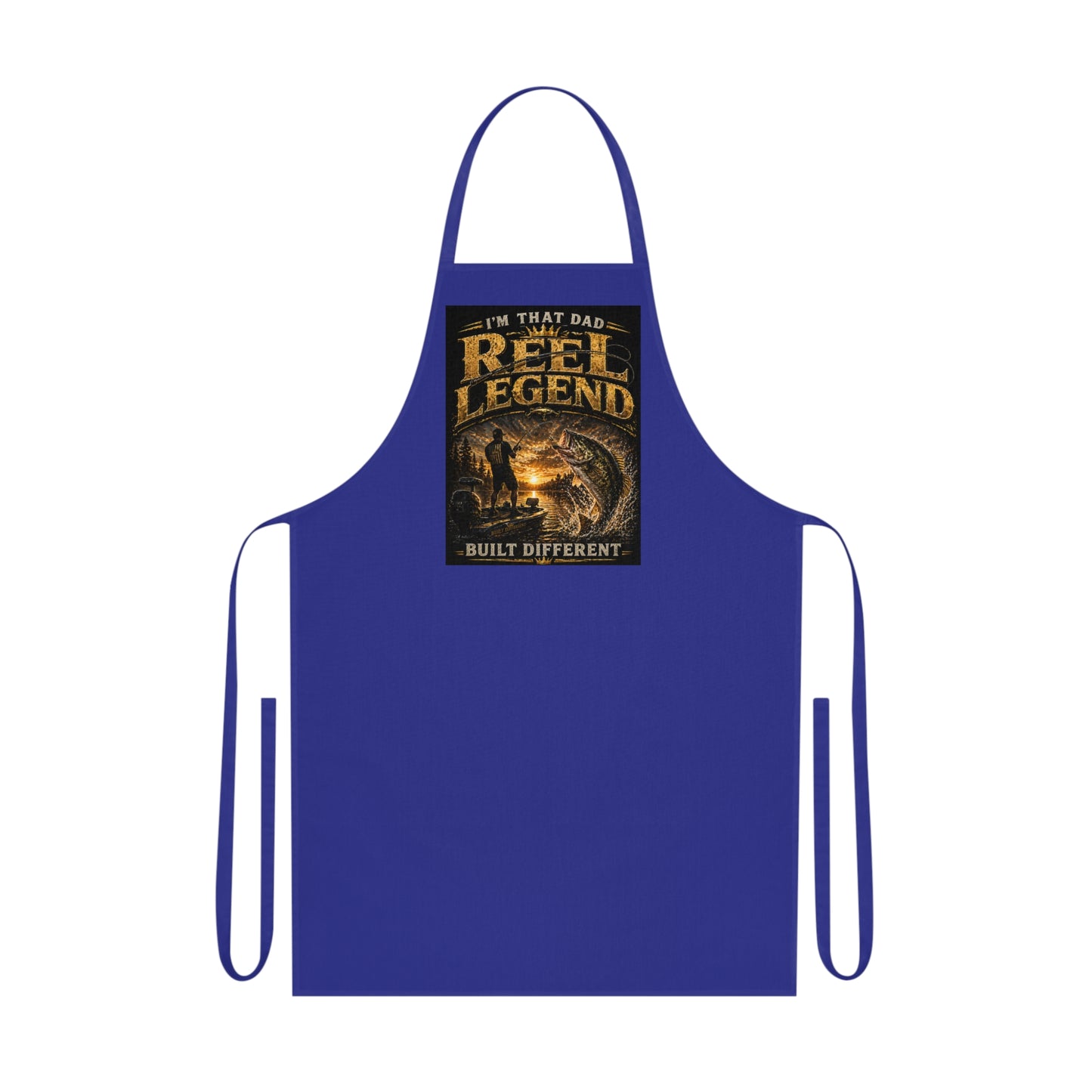 "Reel Legend" Cotton Apron - Funny Fisherman Apron
