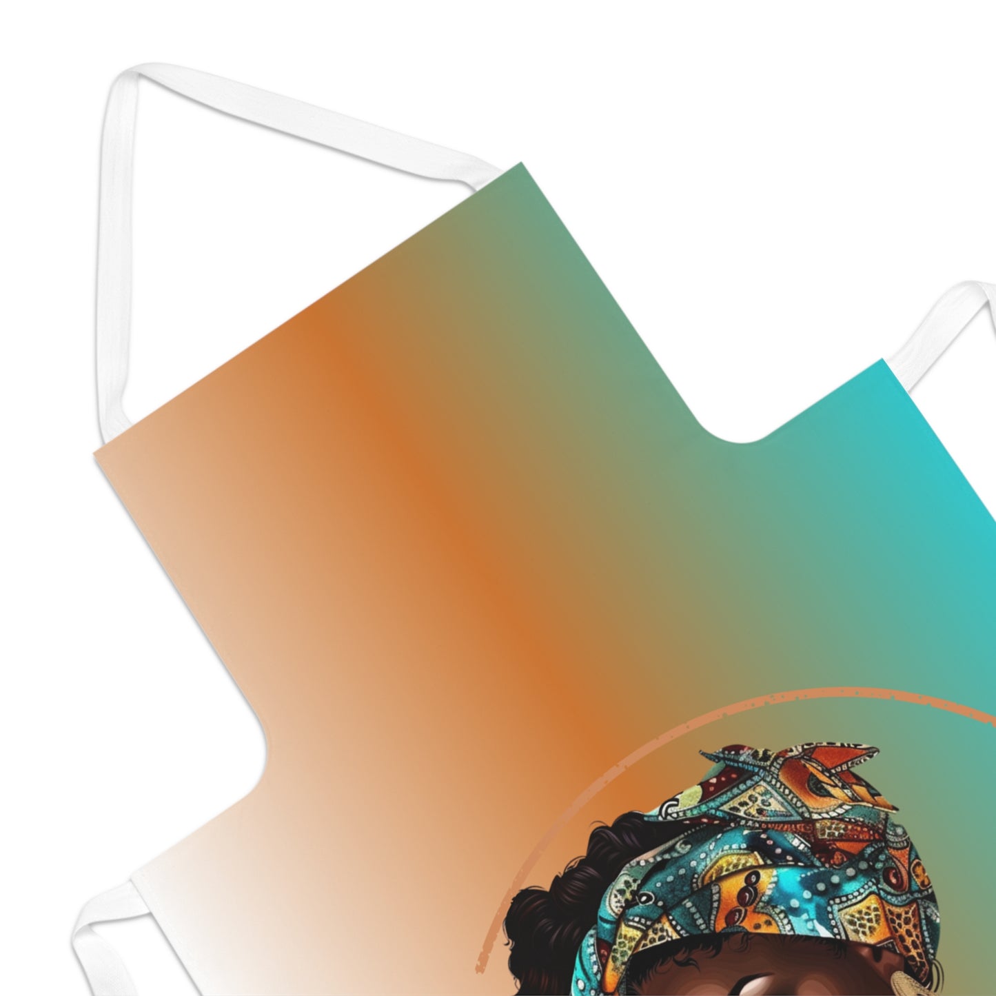 Queen Teal Adult Apron - Vibrant Kitchen Accessory for Home Chefs