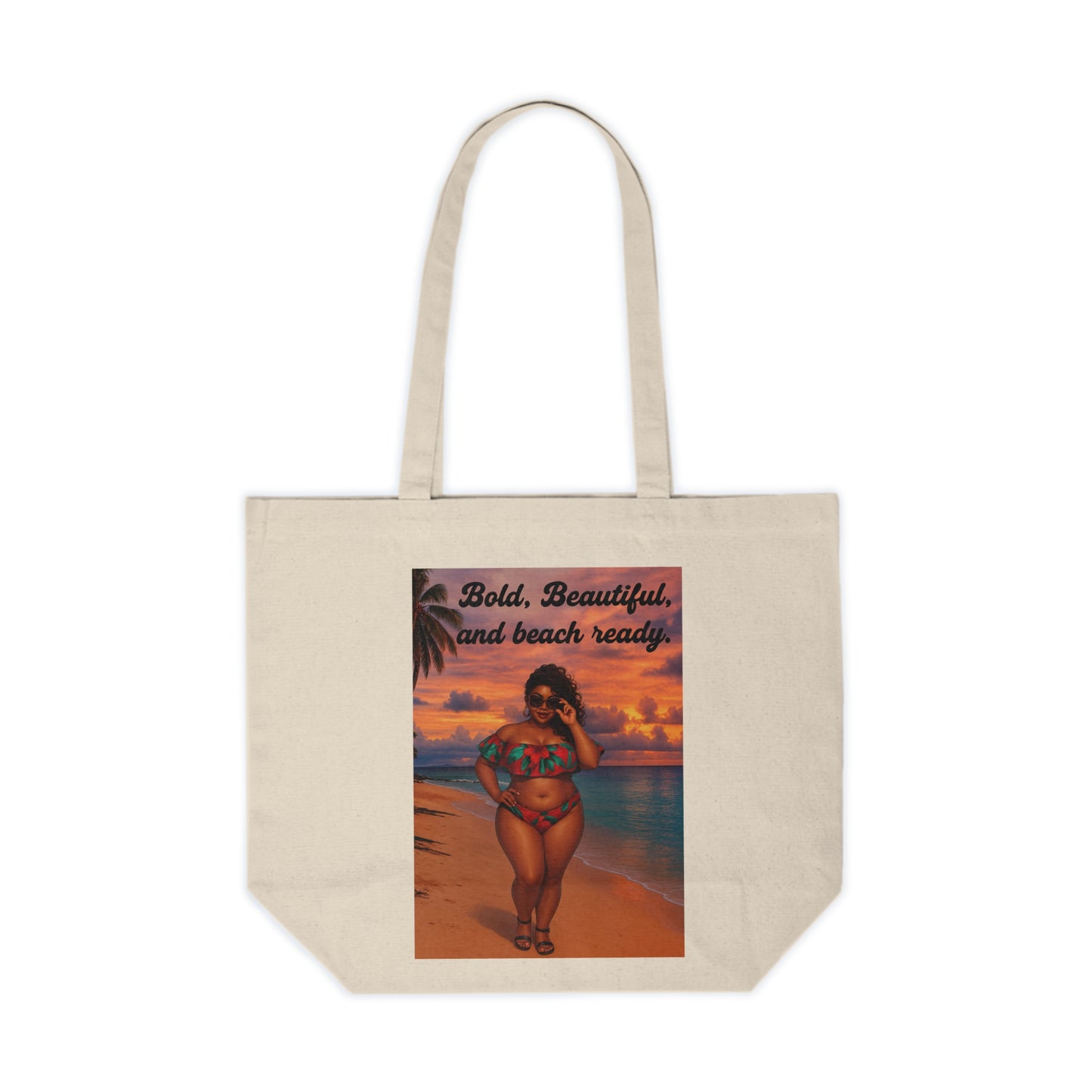 Bold Beautiful And Beach Ready Canvas Tote Bag