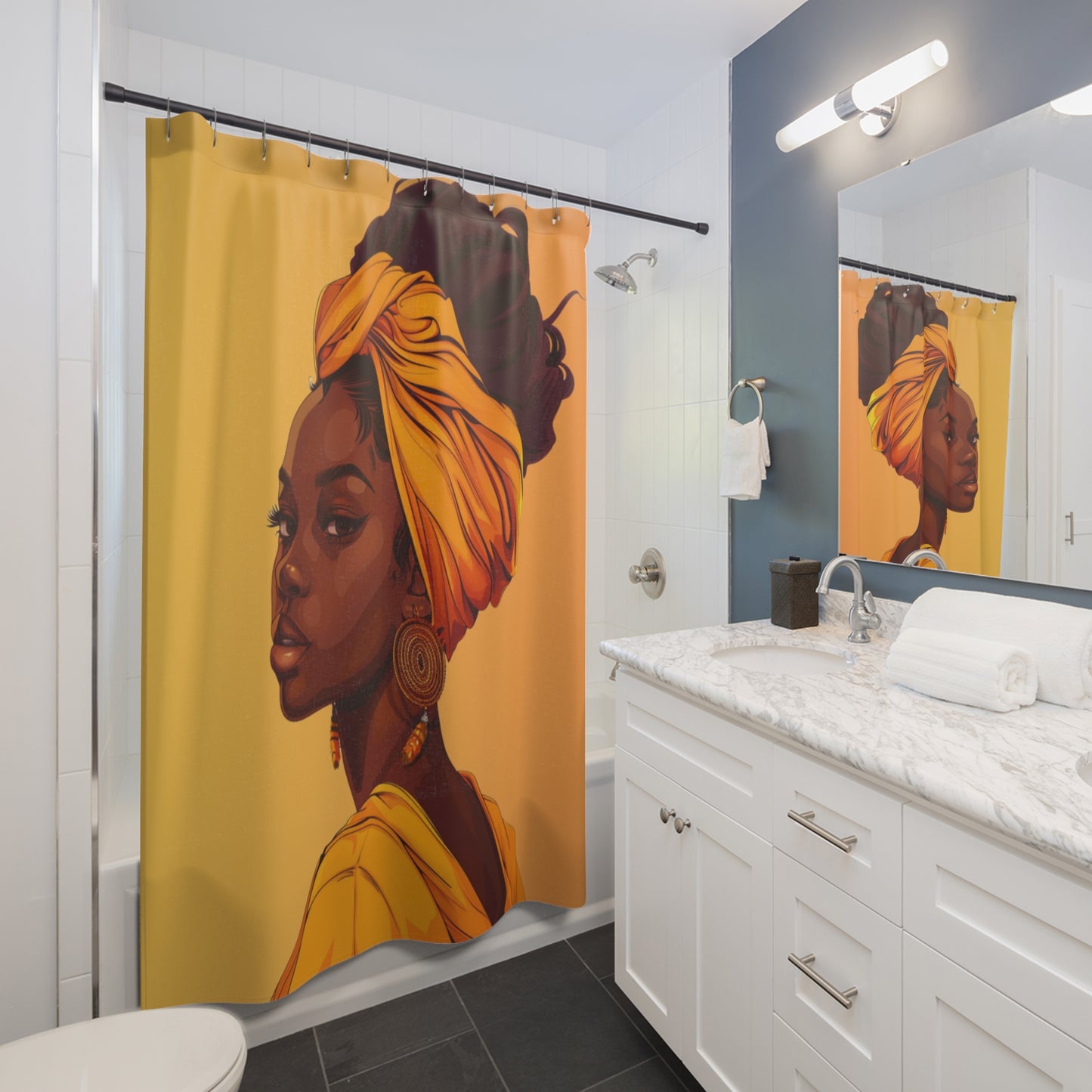 Queen 3-Shower Curtains