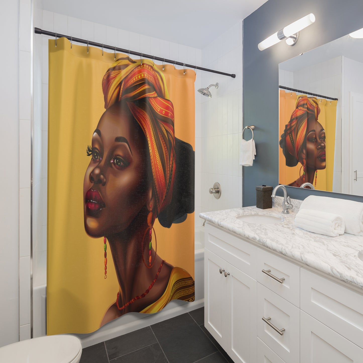 Queen 2-Shower Curtains