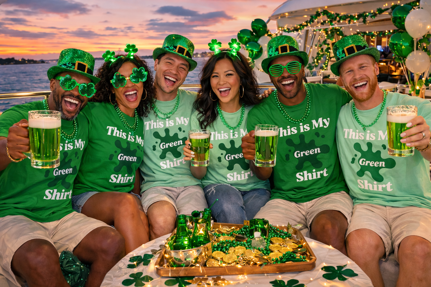 This Is My Green Shirt Tee 3 — Funny St. Patrick's Day Green T-Shirt