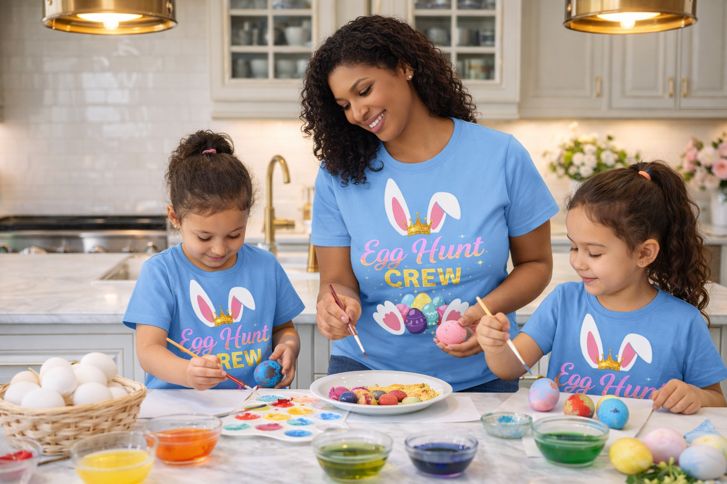 Easter Egg Hunt Queen T-Shirt-1