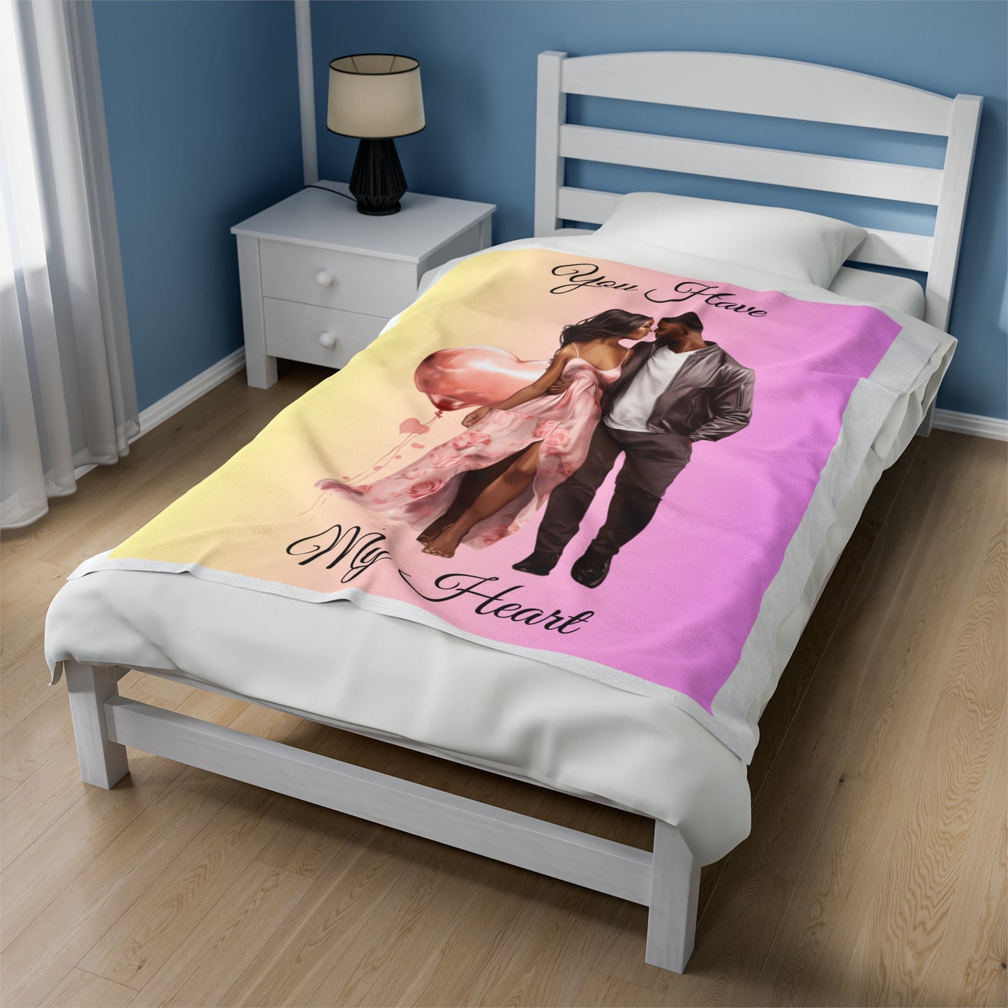 You Have My Heart-Velveteen Plush Blanket