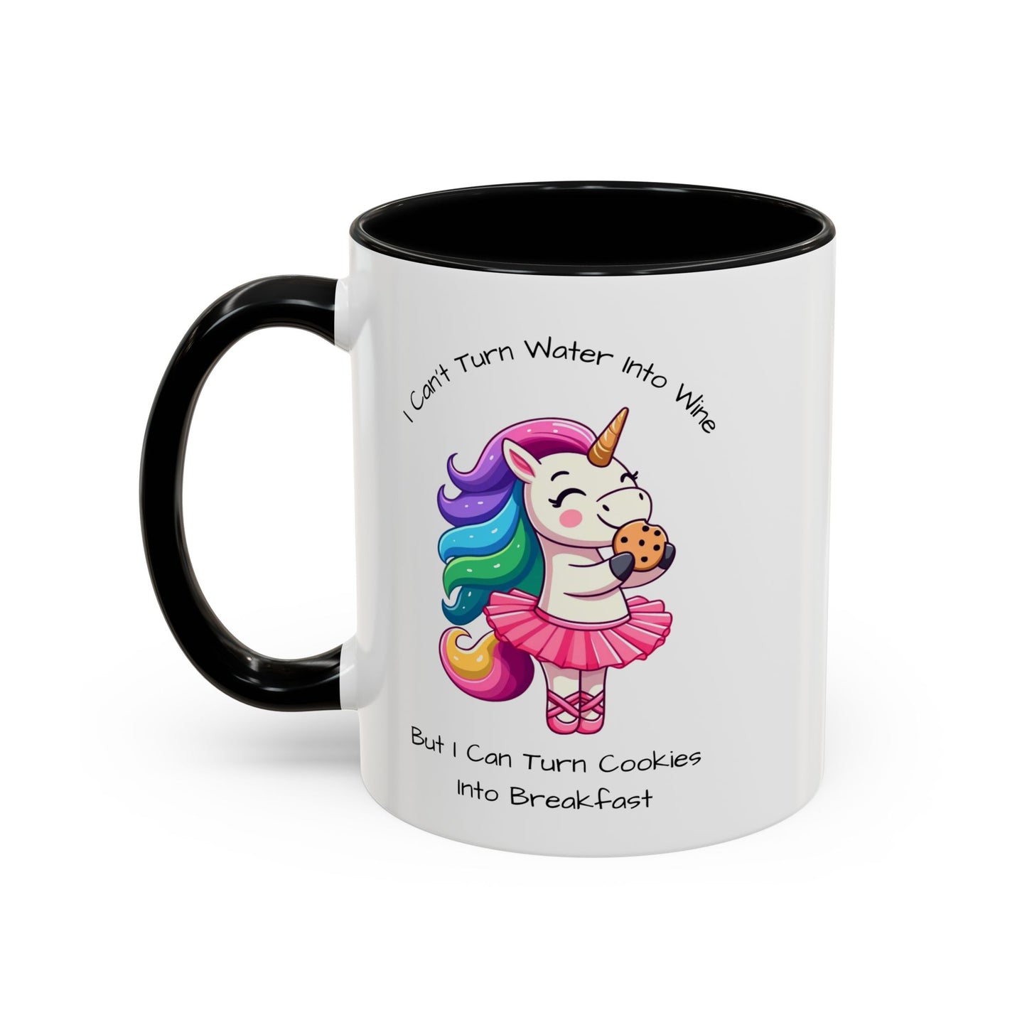 Cookies Into Breakfast-Accent Coffee Mug (11, 15oz) (Pink)