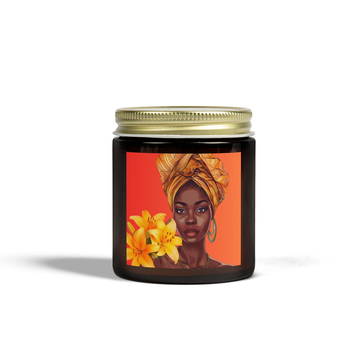 Lily-Scented Candles, Coconut Apricot Wax (4oz, 9oz)