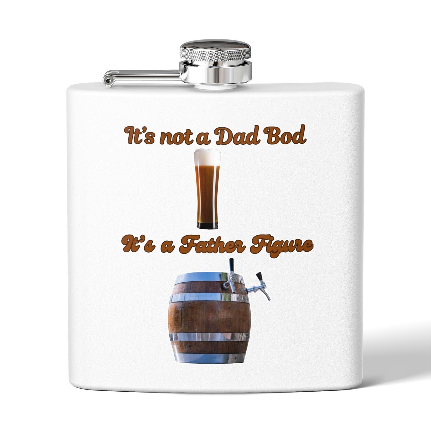 Stainless Dad Bod 2 steel Flask