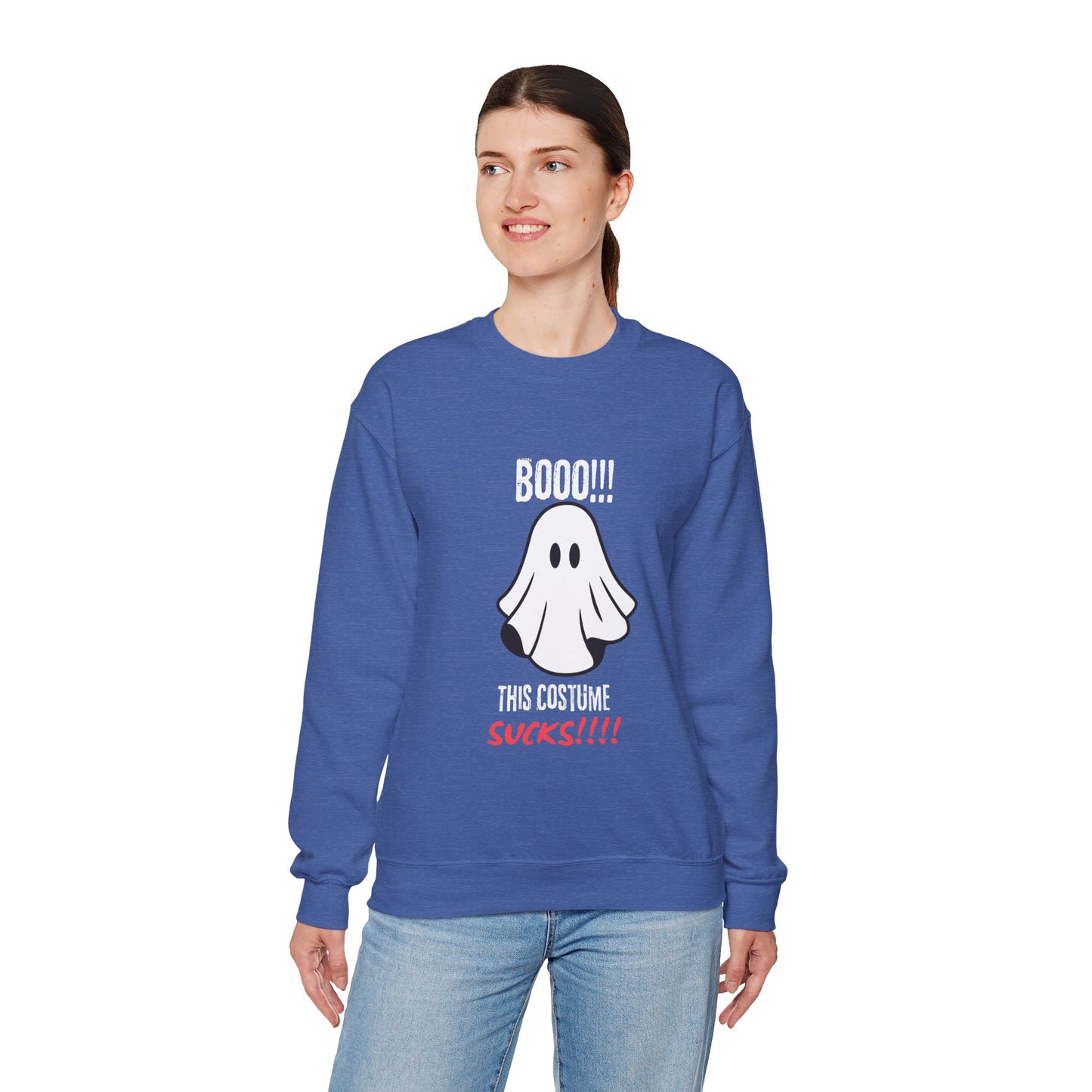 Boo Costume Sucks-Black-Sweatshirt