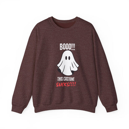 Boo Costume Sucks-Black-Sweatshirt