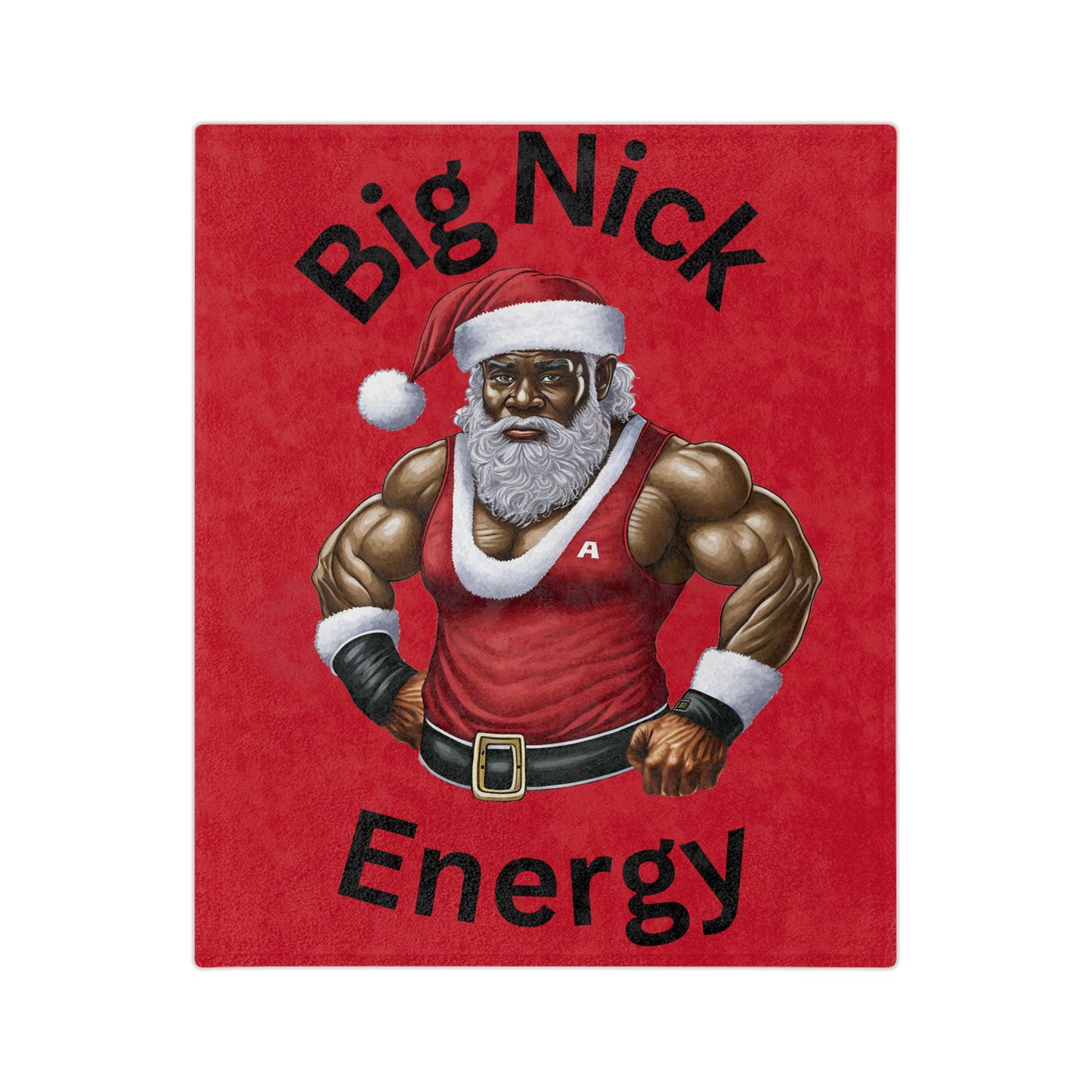 Big Nick Energy Velveteen Microfiber Blanket (Red)