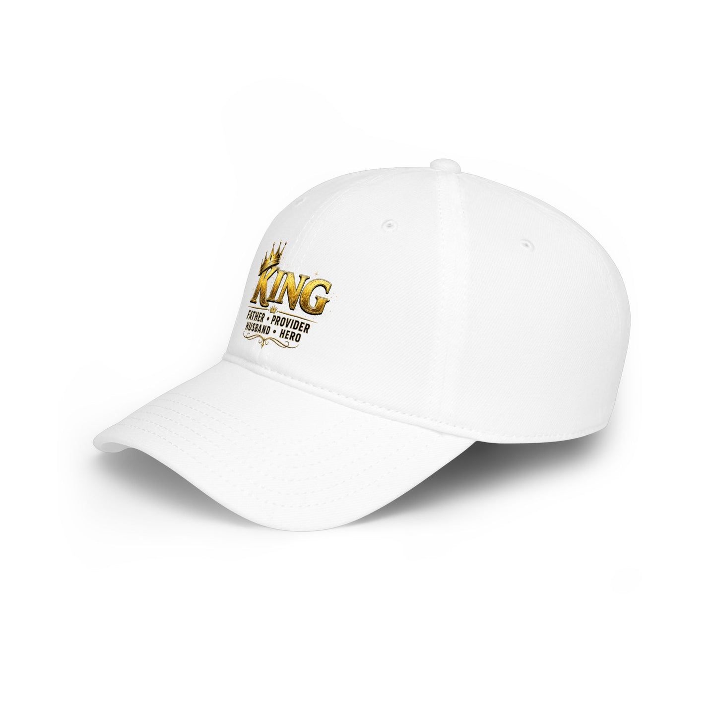 King, Father, Husband, Provider, Hero Crown Baseball Cap
