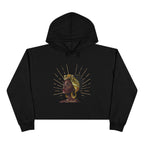 Queen Star Crop Hoodie