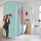 Love Stroll-Shower Curtains