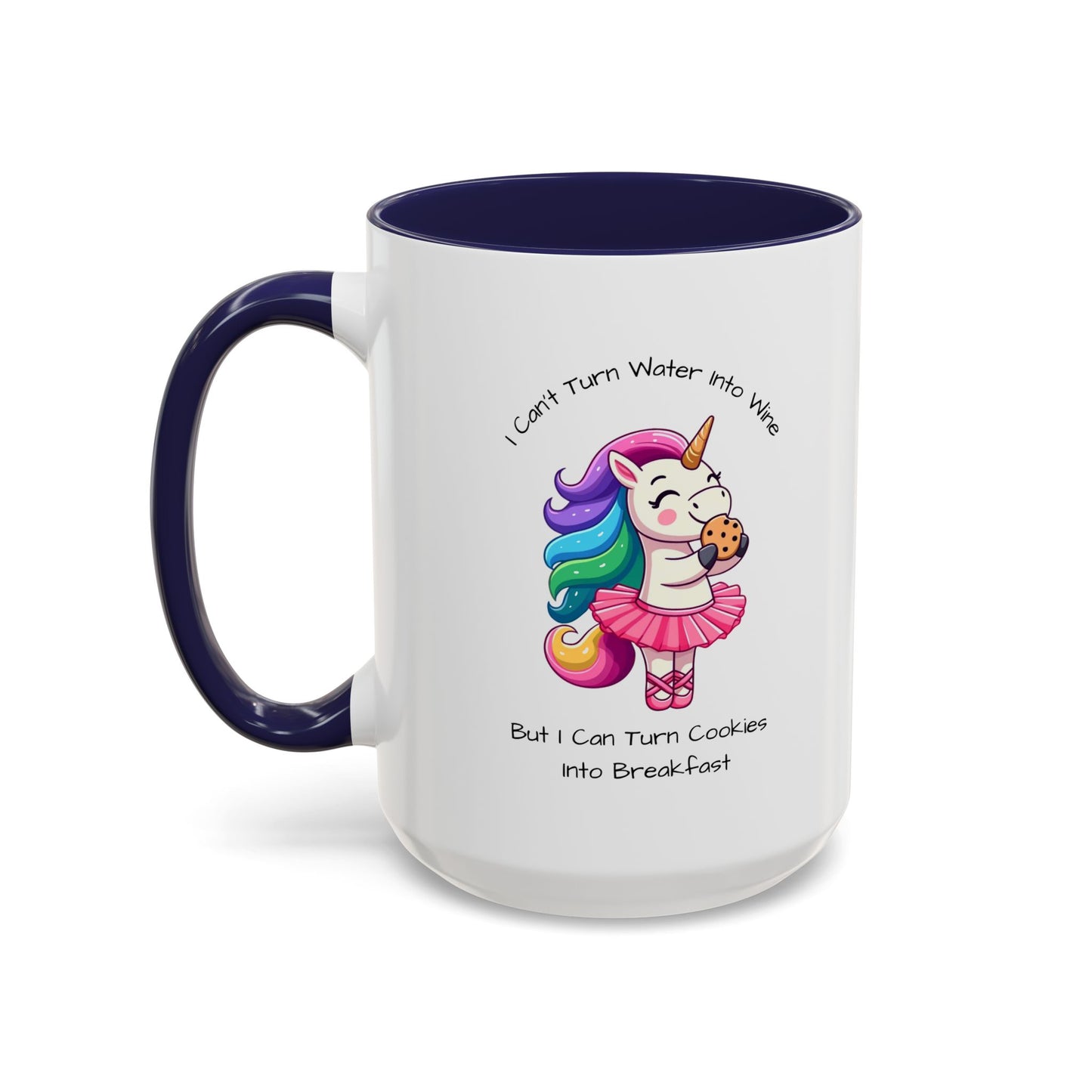 Cookies For Breakfast-Accent Coffee Mug (11, 15oz) (Lt Blue)