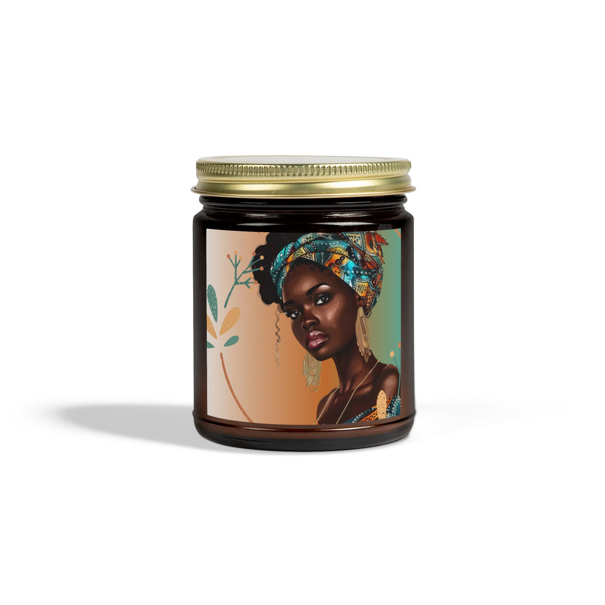 Teal-Scented Candles, Coconut Apricot Wax (4oz, 9oz)