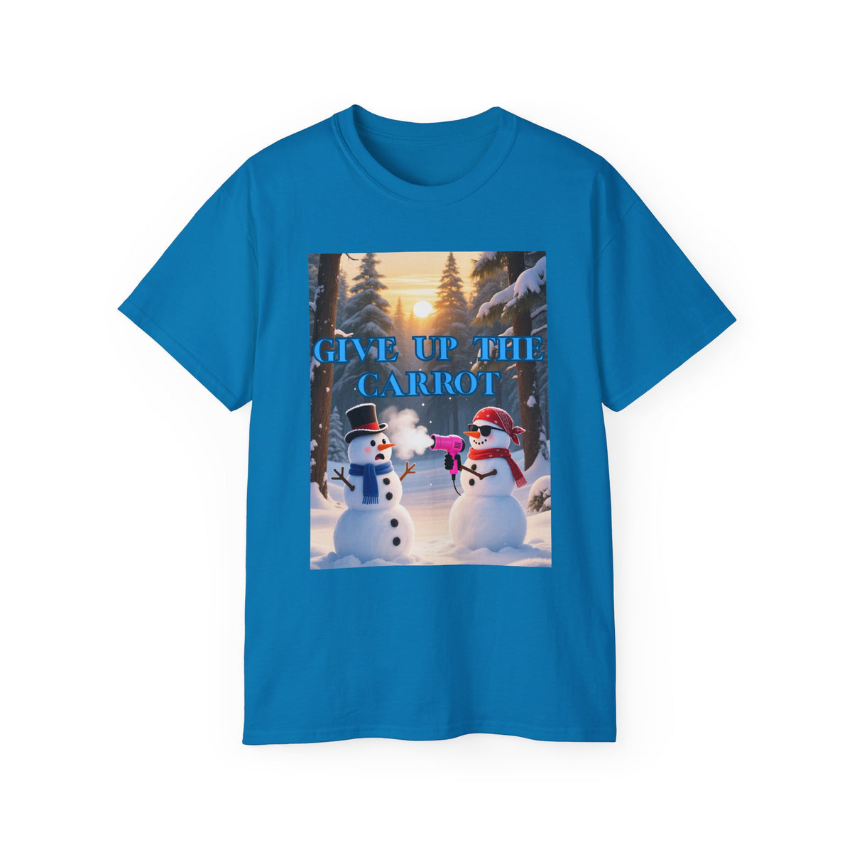 Give Up the Carrot Snowman T-Shirt