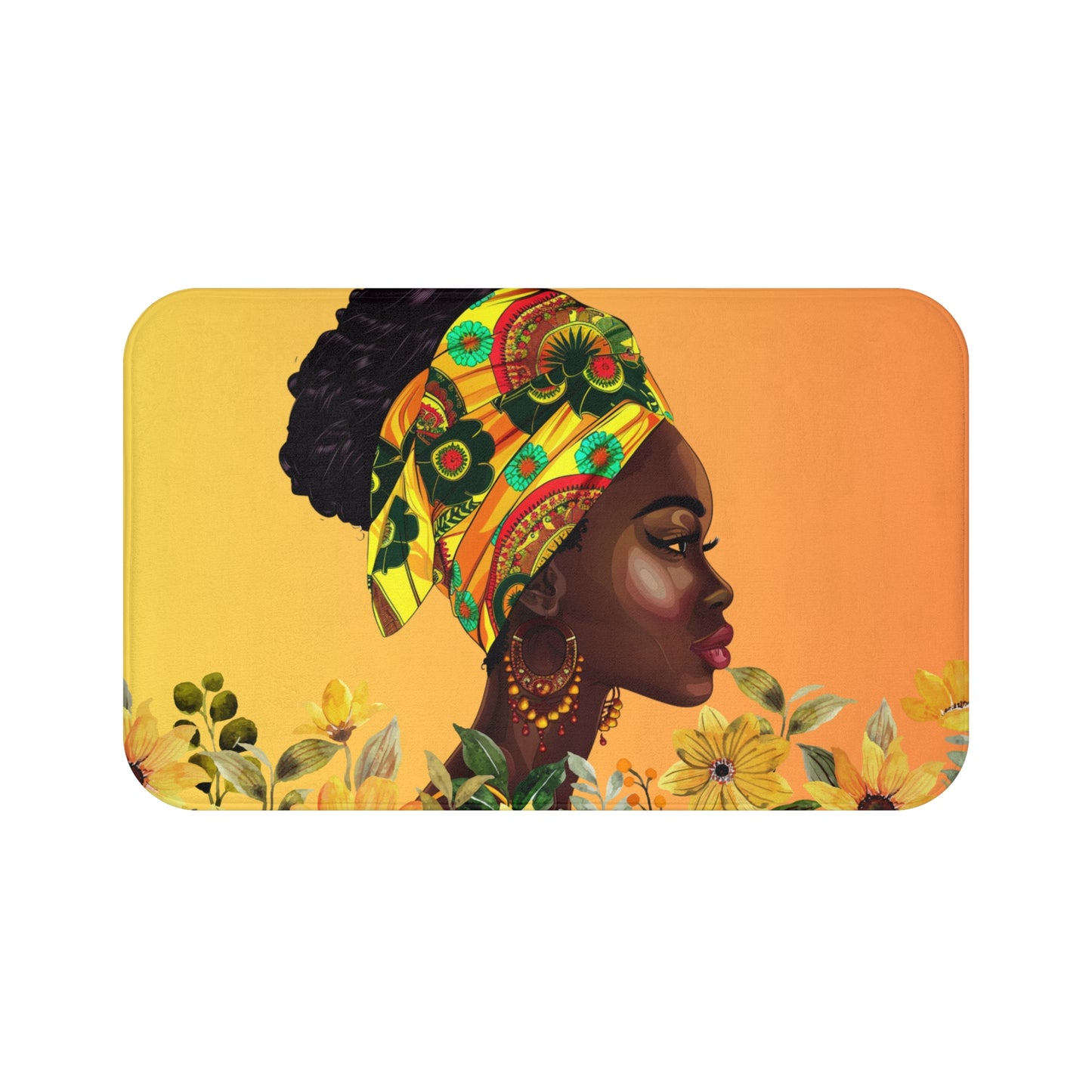 Queen Sunflower Bath Mat