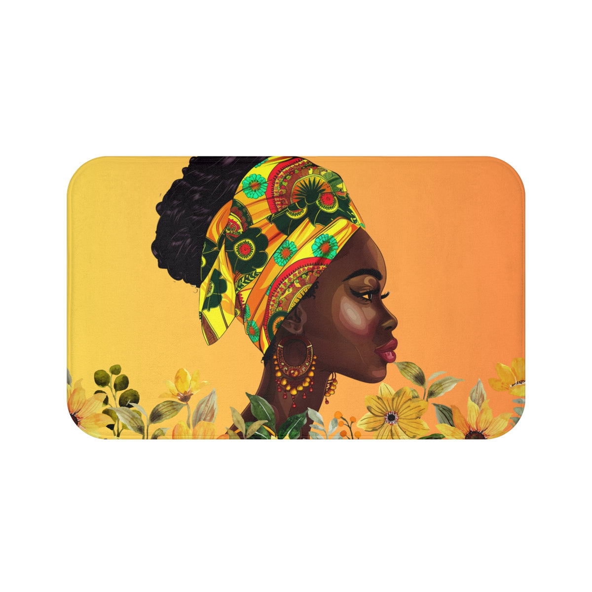 Queen Sunflower Bath Mat