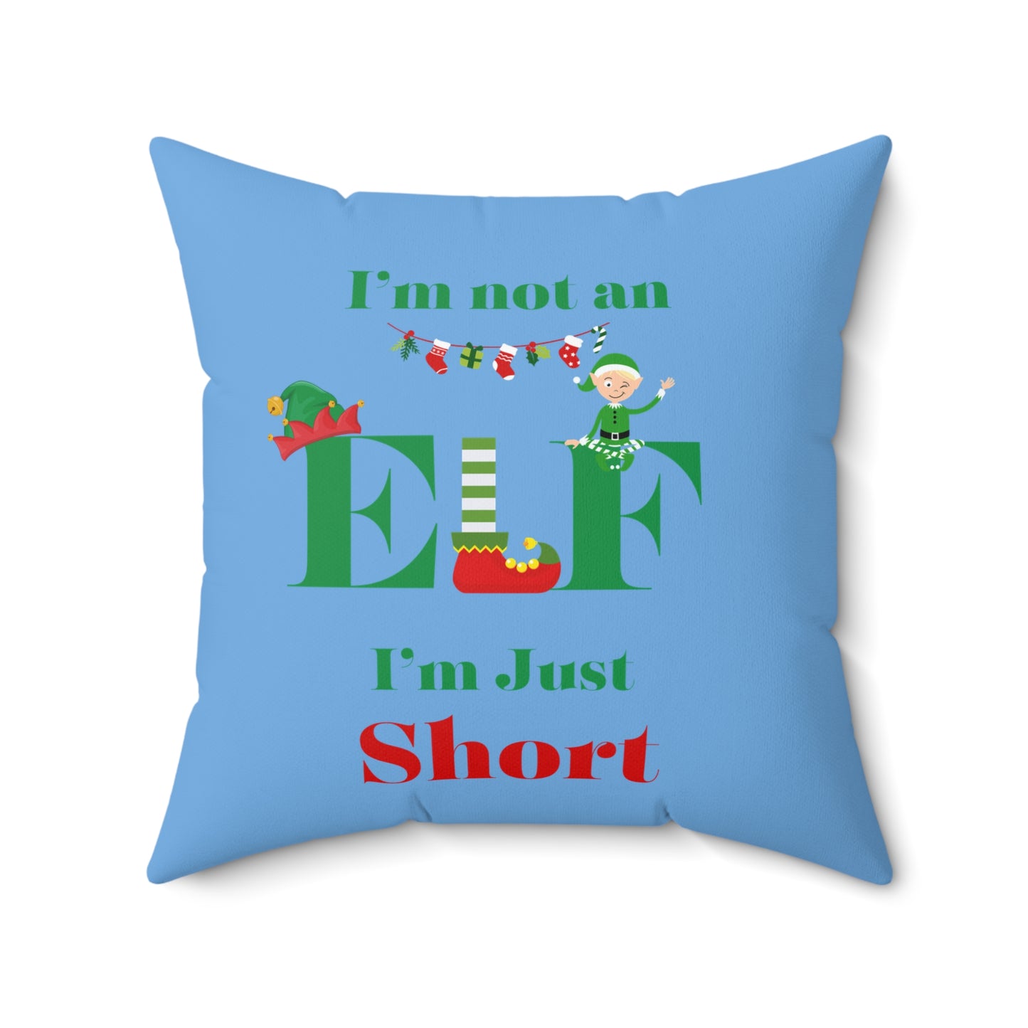 Not an Elf Boy-Light Blue