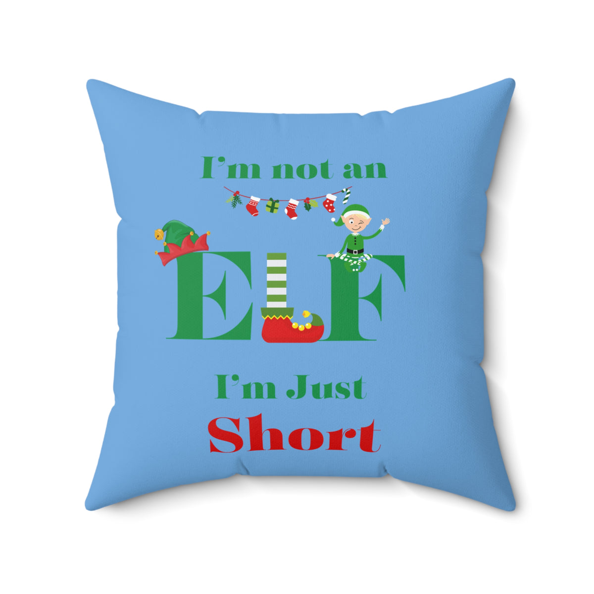 Not an Elf Boy-Light Blue