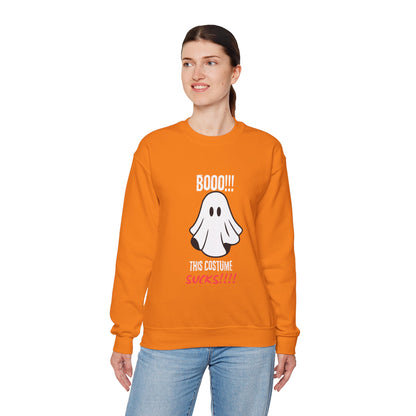 Boo Costume Sucks-Black-Sweatshirt